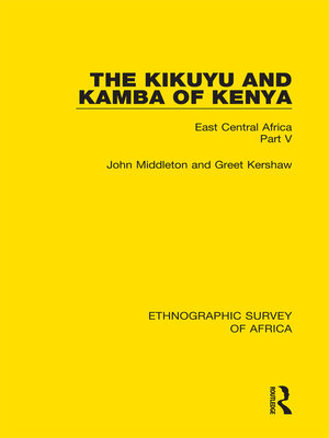 cover image of The Kikuyu and Kamba of Kenya